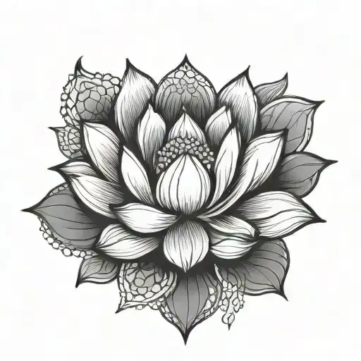 Simple Lotus Flower