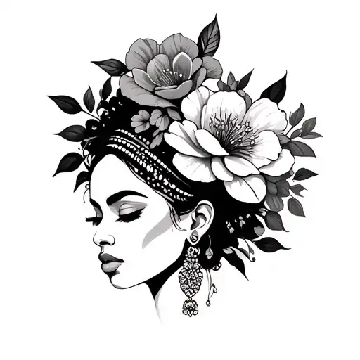 Floral African Queen