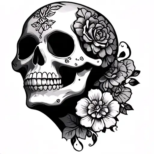 Sugar Skull Side Profile