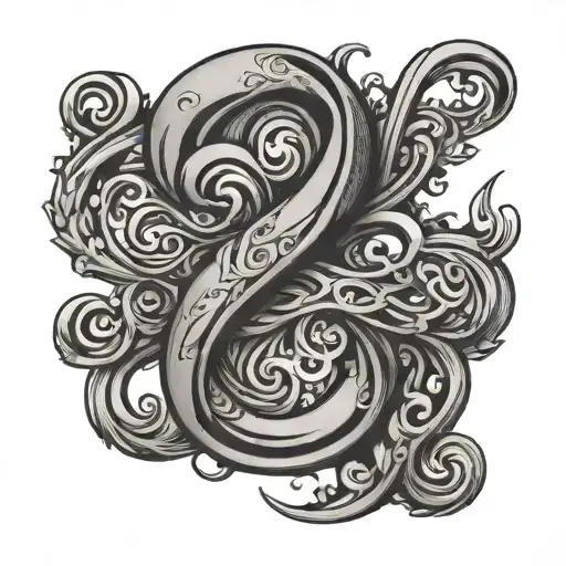 Design Me A Tattoo Which Involves The Infinity Symbol And The Number 24