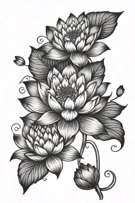 Small Lotus Flowers