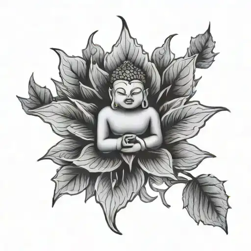 Maple Leaf Budhha