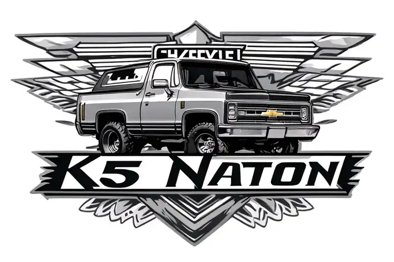 Chevy Blazer Symbol With Words K5 Nation