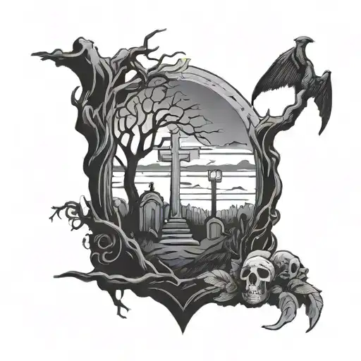 Graveyard Distant Dark