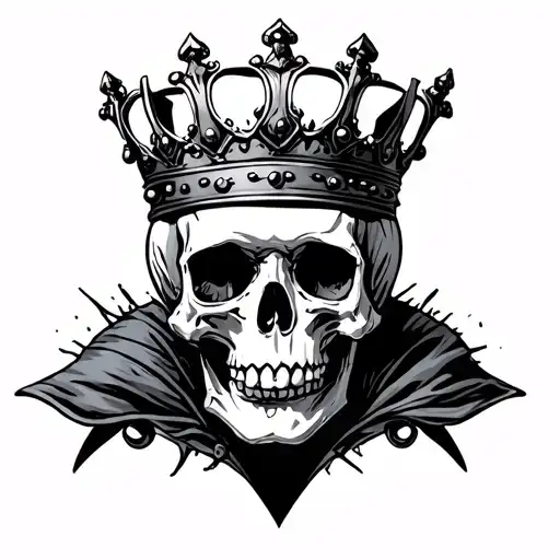 Hamlet Skull With Crown