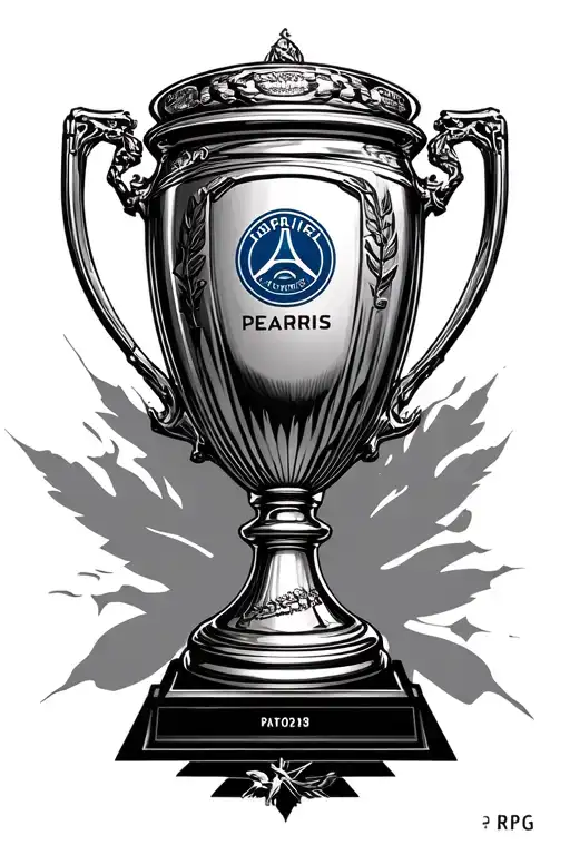 Psg Champions League League Trophy