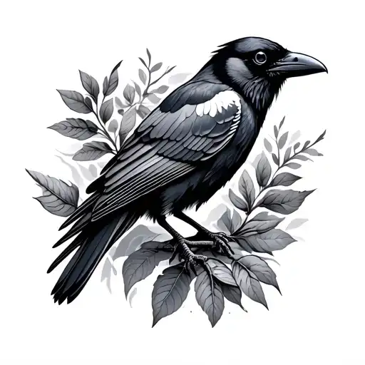 Raven And Oriole Bird