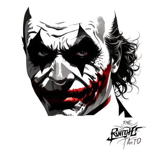 The Dark Knight Joker Face