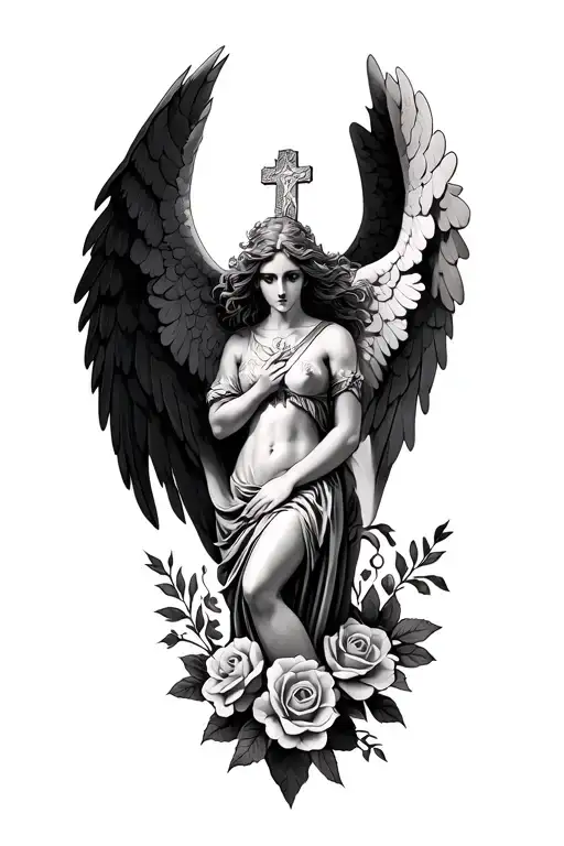 Cross Angel Rosery Top Arm Sleeve