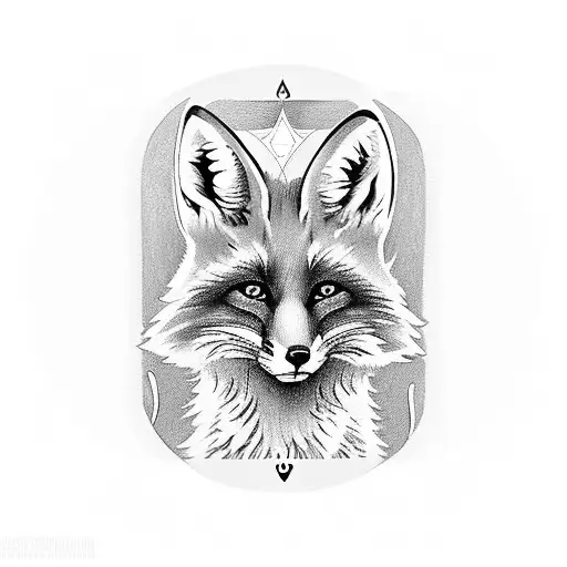 Fox With Playing Cards