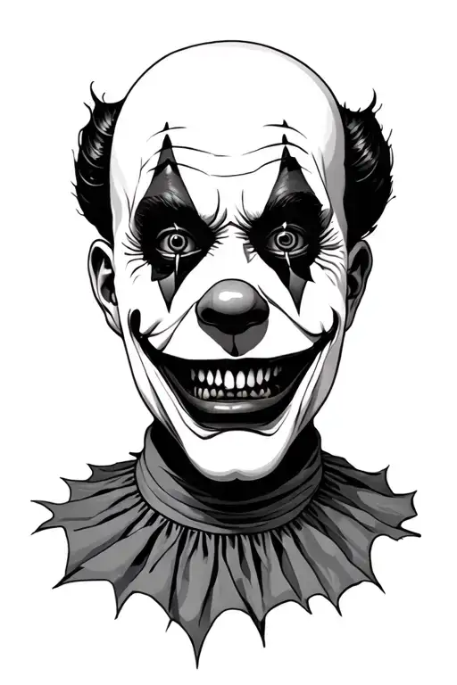 Creepy Clown Face