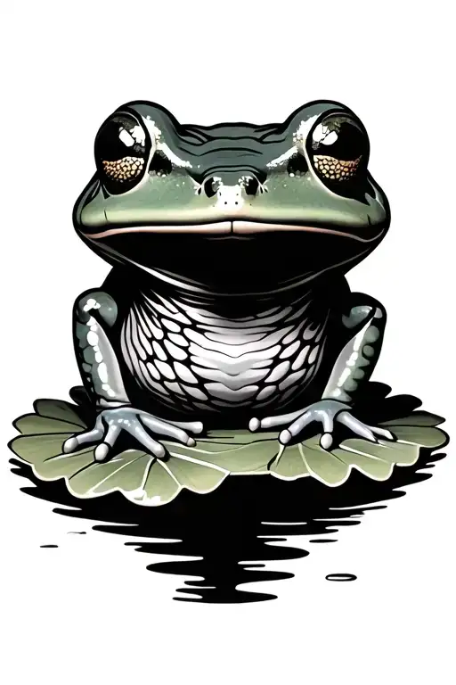 Frog On Lilypad