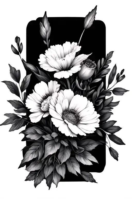 October And November Birth Flower Bouquet