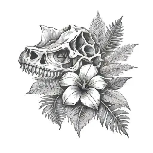 Dinosaur Skeleton Skull