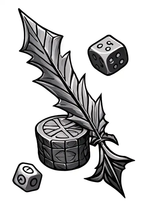 Arrow And Rpg Dice Rolling