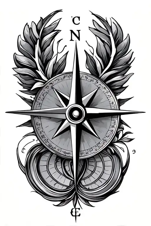 Minimalistic Compass With Kurbits