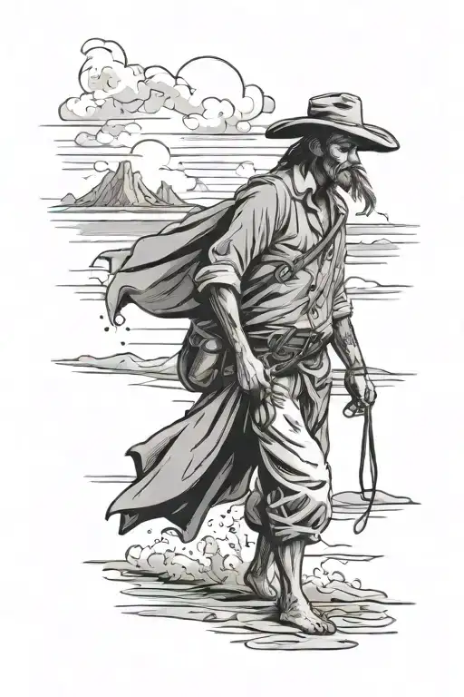 Gaucho On A Beach