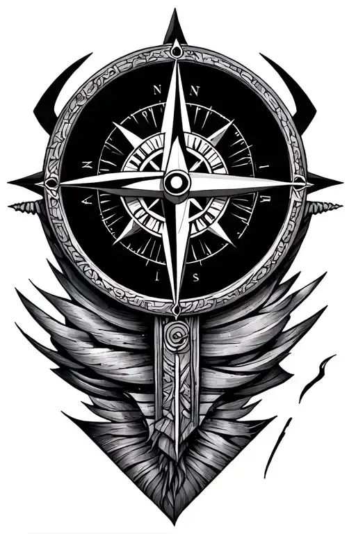 Compass Norse Egyptian