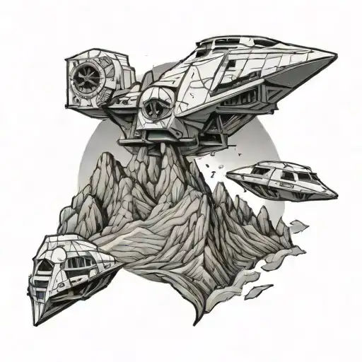 Mountain And Star Wars