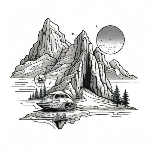 Mountain And Star Wars