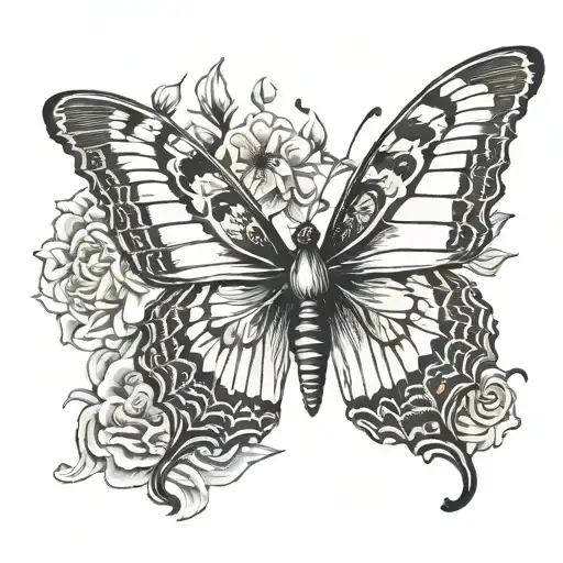 Butterfly And Birthday Date 24 June 1976