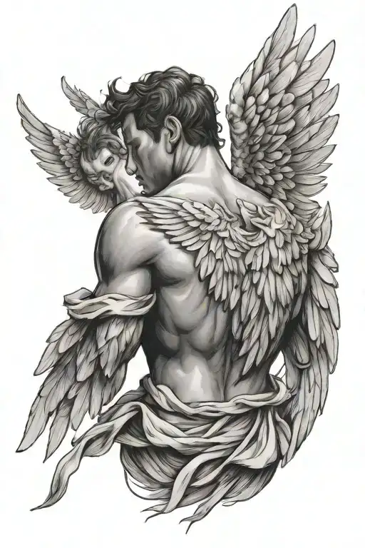 A Very Loose Male Angel Back