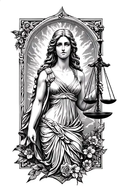 Lady Of Justice Karme Letters