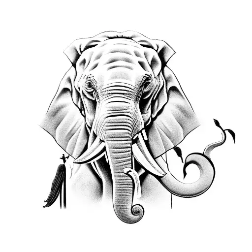 Zeus With An Elephant