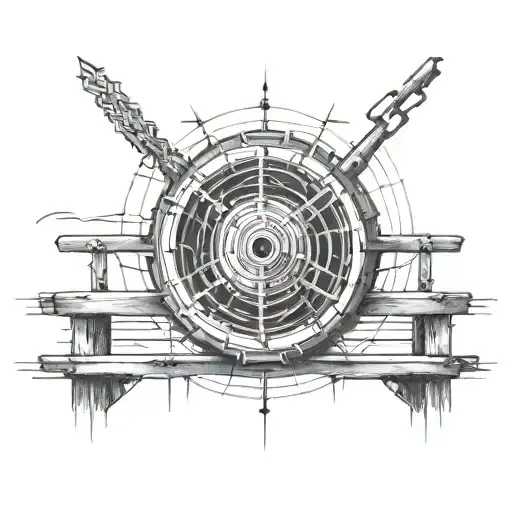 Skinny Wire Fence Wire Circle Up Forearm