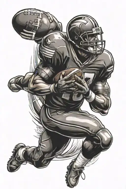 American Football Classic Sports Style