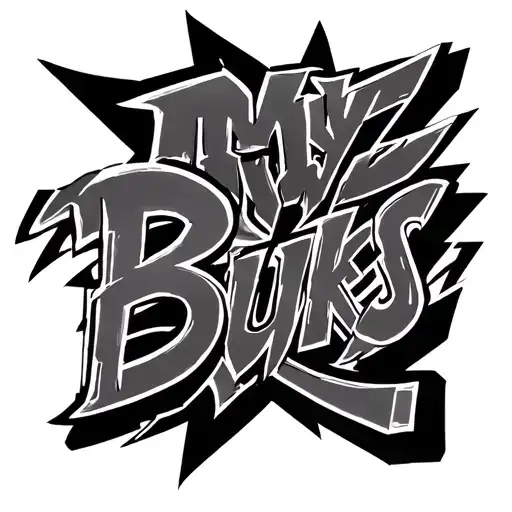 Dragon Ball Z With My Name Buks Bullets Text