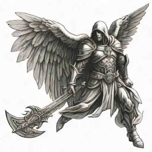 Azrael Archangel With Sword