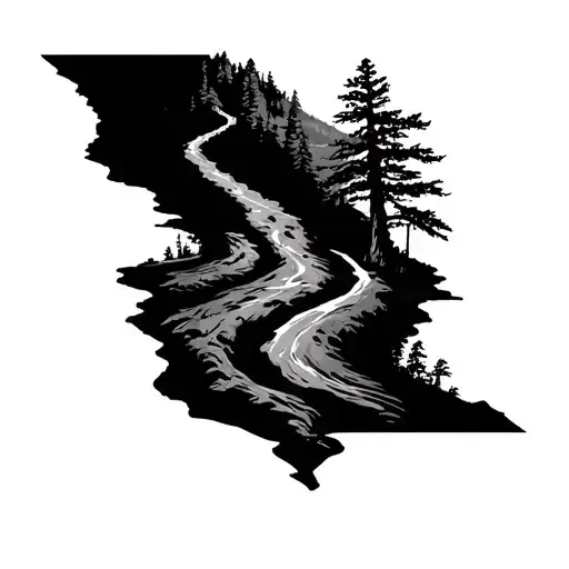 Niles River Running Alongside