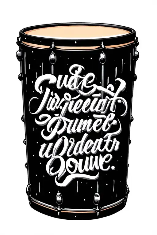 Drum Quote Written