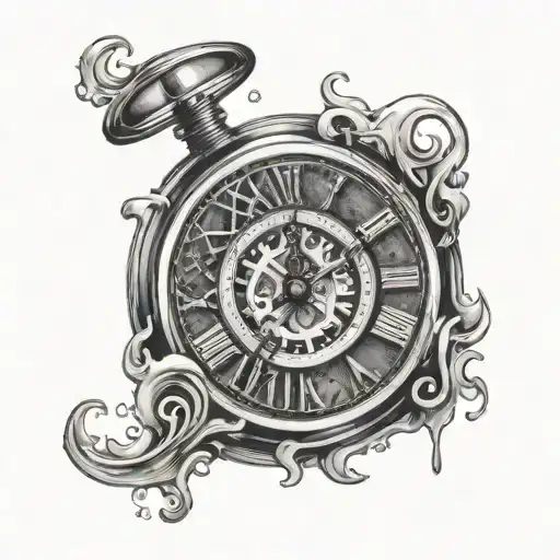 Number 3 Clock Melting