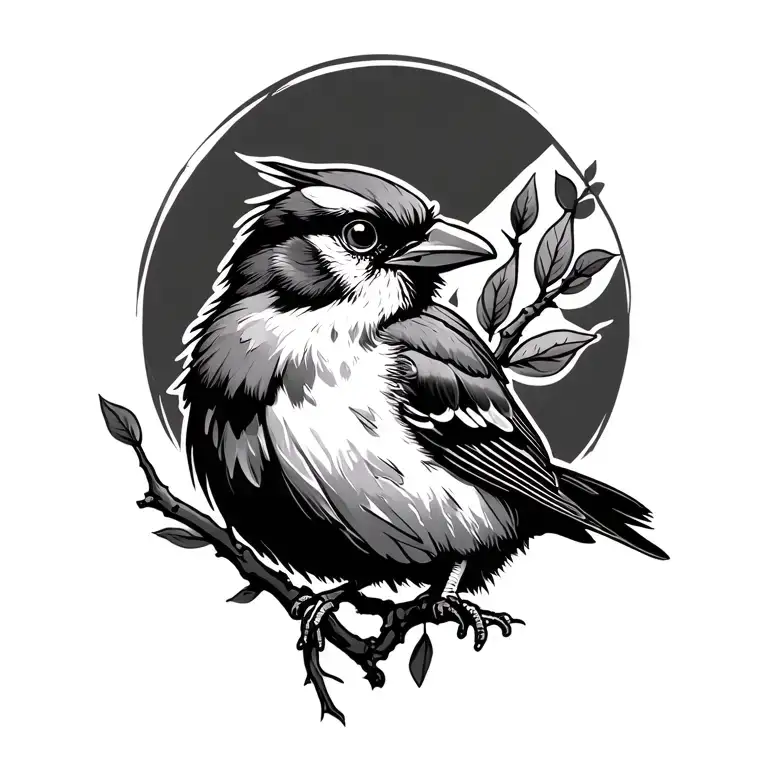 Little Bird And Branch