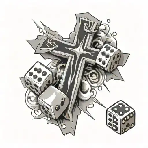 Y2k Cross And Dice