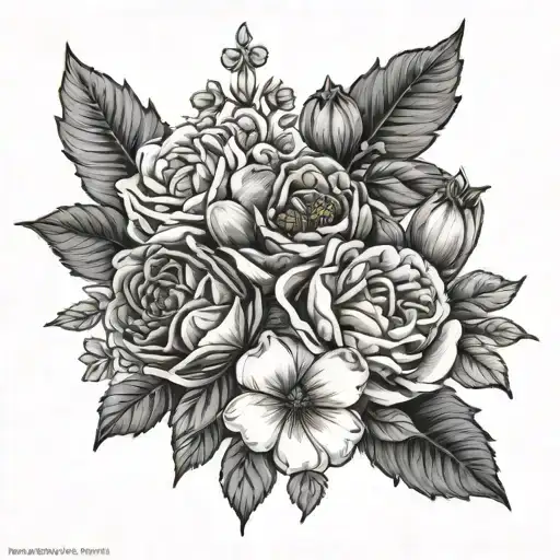 Birth Month Flower Bouquet