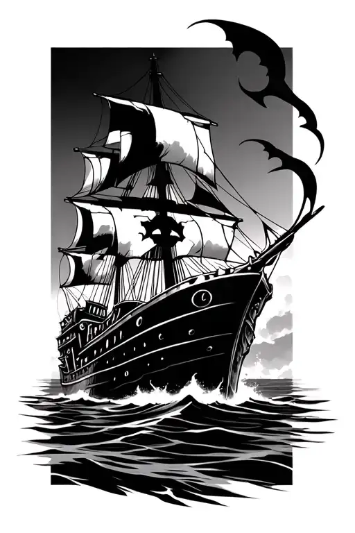 Captain And Sinking Ship