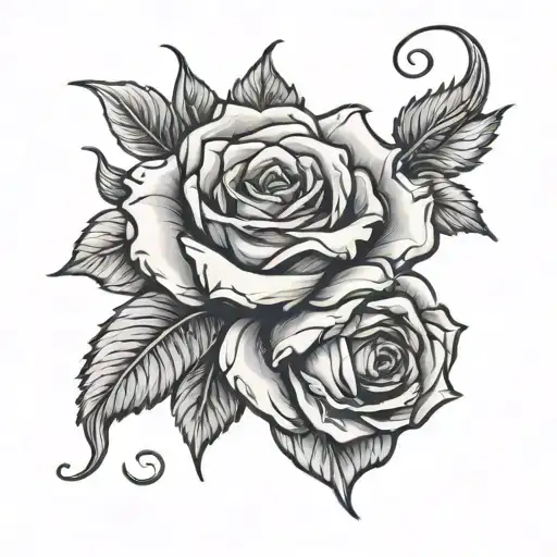 Taurus Aries Roses Wrapped