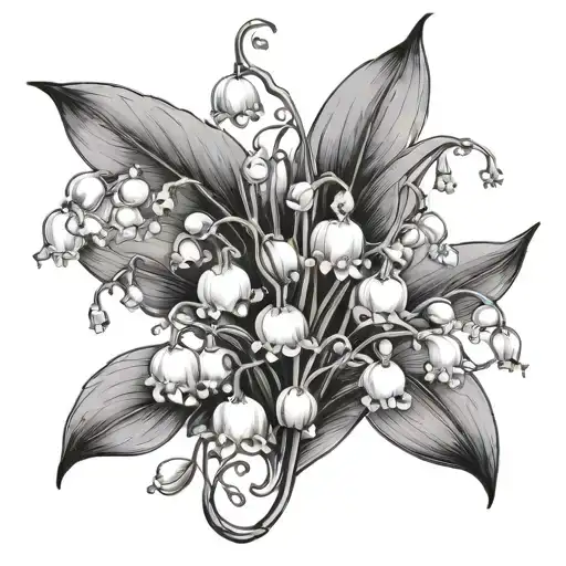 Lily Of The Valley Intertwined