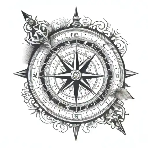Compass With Several Hands Pointing Towards Different Directions