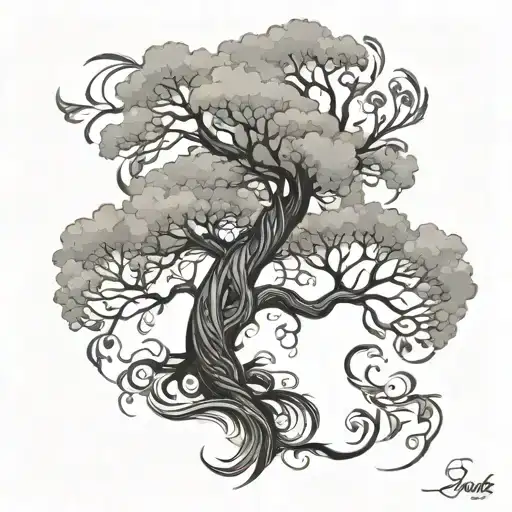 Tree Of Life Wind Blowing