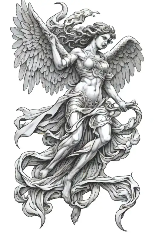 Sculpture Dynamic Angel