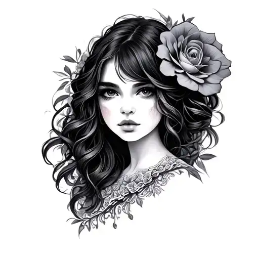 Girly Tattoo Representing Loss