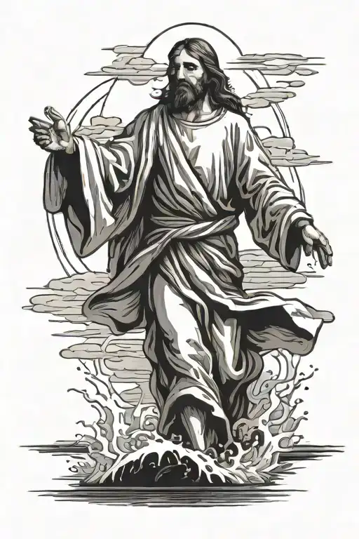 Jesus Walking On Water