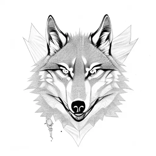 Clock With Lone Wolf