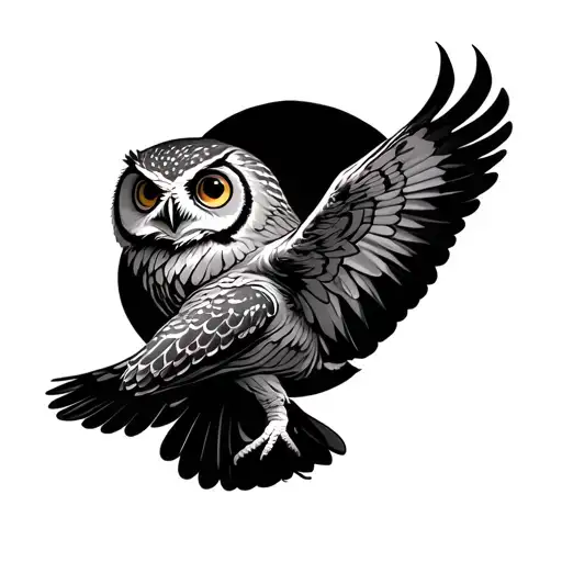 Owl Flying