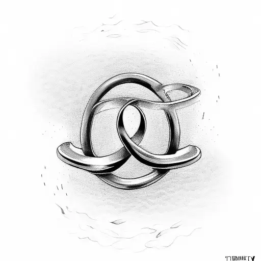 Infinity Symbol With Lock And Key
