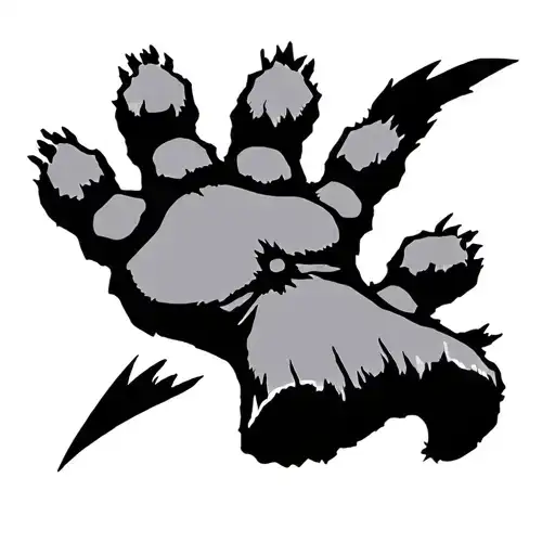 Dog Paw With Dc Nightwing